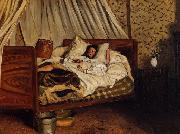 Frederic Bazille Monet after His Accident at the Inn of Chailly oil painting